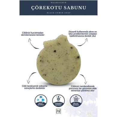 Çörekotu sabunu 100 gr-Black Cumin soap