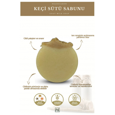 Keçi sütü sabunu 100 gr--Goat Milk soap