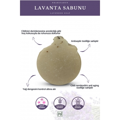 Lavanta sabunu 100 gr--Lavender soap