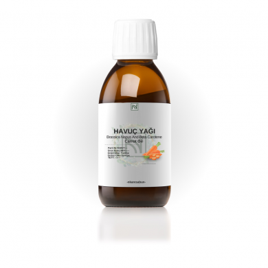  Havuç Yağı %100 Doğal Katkı ve Koruyucu içermez. Carrot Oil